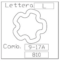 Llave de bloqueo de rueda de repuesto para Audi FREE FEDEX 2 DÍAS 810 (L) OEM hecha en euros NUEVO Foto 1 de 3