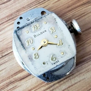 Bulova 6BO L3 BXW 17 Jewel Swiss Uhr Handaufzug mechanisches Uhrwerk Vintage WP2 - Bild 1 von 11