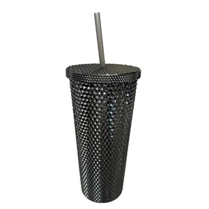 Gray Tumbler, With Lid And Straw 24oz - Picture 1 of 4