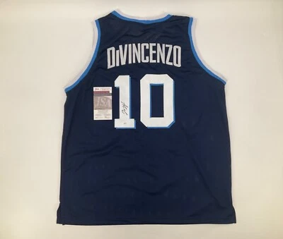 DONTE DIVINCENZO SIGNED VILLANOVA WILDCATS BASKETBALL CUSTOM JERSEY JSA COA - Image 1 of 3