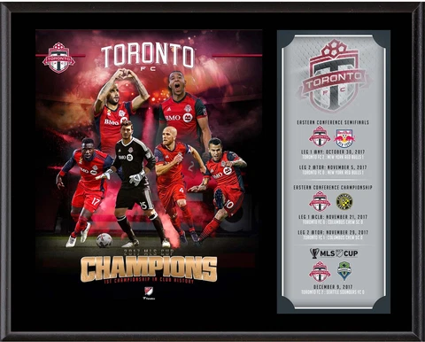 Toronto FC 2017 MLS Cup Champions 12" x 15" Plaque - Fanatics Cover