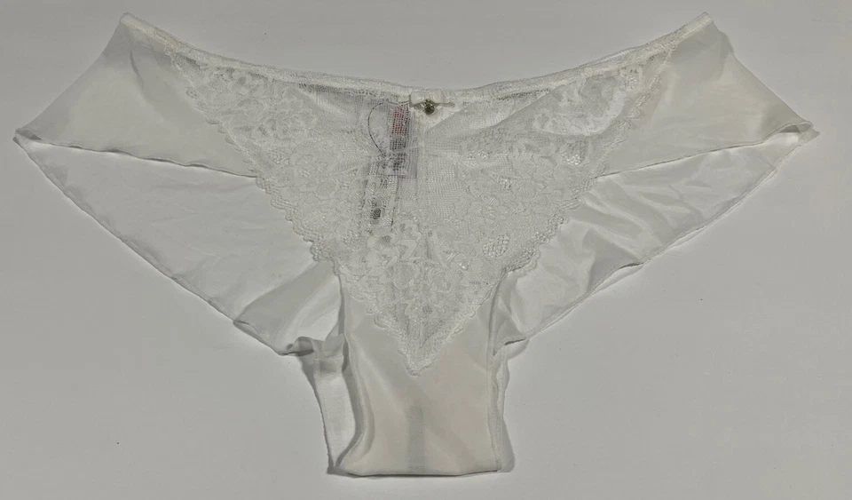 Panty Ann Summers Malla Circonita Cúbica Lazo Encaje Blanco Con Flores Talla UK 20-22 Foto 1 de 4