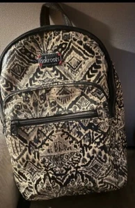 Sakroots Backpack With Zipper Charms Black And Tan - Picture 1 of 5