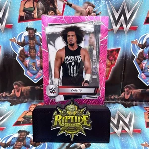 WWE Topps Chrome 2025 Pink Shimmer Refractors #1-200 Pick your Cards - Picture 1 of 90