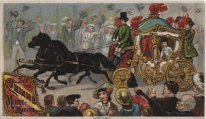 See the Corinne Merrie-Makers - Victorian Trade Card - Picture 1 of 1