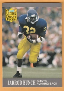 Jarrod Bunch Michigan Wolverines 1991 Fleer Ultra #281 radiocontrol Ashtabula Ohio 11N - Imagen 1 de 2