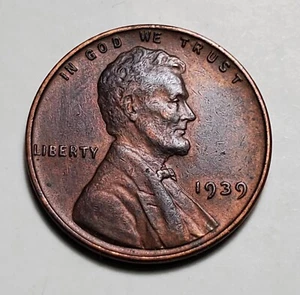Lincoln Wheat Penny 1939 P #C6072 - Imagen 1 de 2
