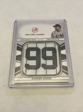 2022 Topps Series One Aaron Judge Jersey Number Medallion Card