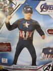 Captain America Avengers Child Halloween Costume Jumpsuit Size Medium (8-10)