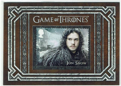 Game of Thrones Inflexions Stamp United Kingdom 1st Class Stamp S4 Jon Snow - Image 1 of 2