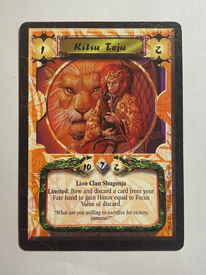 KITSU TOJU-LEGEND of the FIVE RINGS CCG(L5R)-OBSIDIAN EDITION OE-1997 - Image 1 of 1
