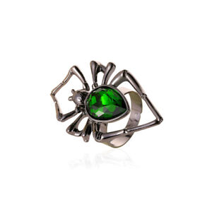  Crystal Spider Pendant Necklace Cocktail Halloween Party Women Jewelry Gift