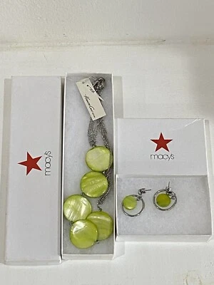 KENNETH COLE Jewelry Set w/ Necklace Earrings New In Box - Image 1 of 4