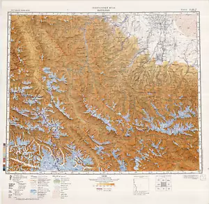 Mapa topográfico militar soviético ruso - KARGALYK (China), 1:500 000, ed. 1988 - Imagen 1 de 4