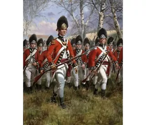 "Royal Welsh Fuzileers, 1775" Don Troiani Revolutionary War Canvas Giclee - Picture 1 of 1