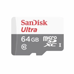 SanDisk Ultra microSDXC 64GB UHS-I Class 10 Memory Card White - Picture 1 of 10