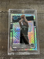 2020-21 Optic Anthony Edwards Checkerboard Prizm SSP #151