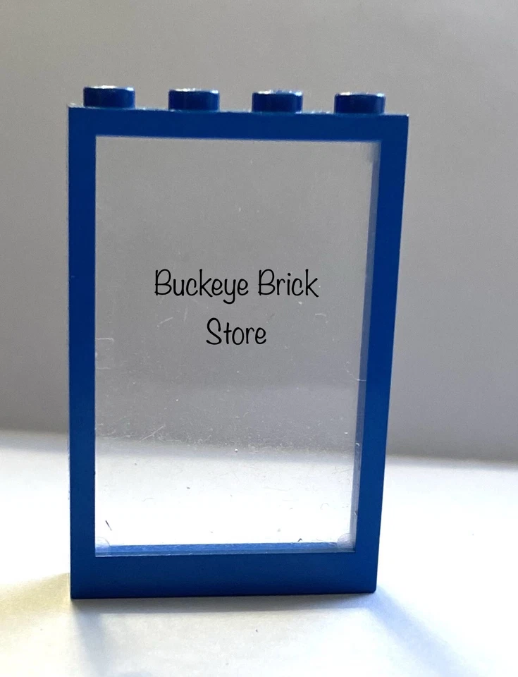 LEGO Ventana Roja 1 x 2 x 2 con Cristal Fijo Foto 1 de 1