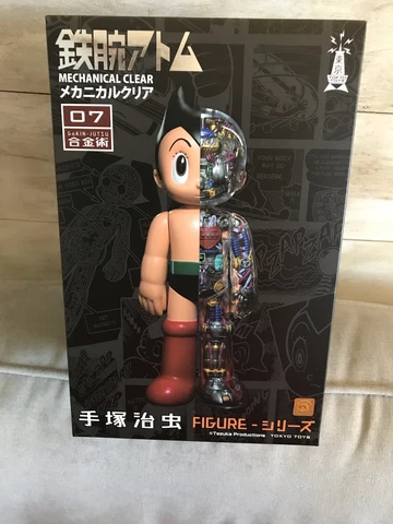 Astro Boy Mechanical Clear Diecast 9" Figure by Tokyo Toys x Tezuka toyqube NEW Cover