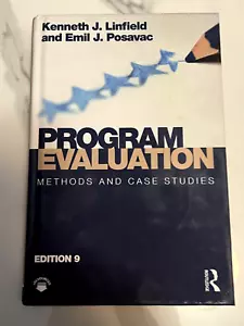Program Evaluation 9th Edition Hardcove By Kenneth J. Linfield & Emil J. Posavac - Picture 1 of 2