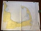 Cape Cod Bay Massachusetts Original C&GS Nautical Chart Map Geodetic Survey
