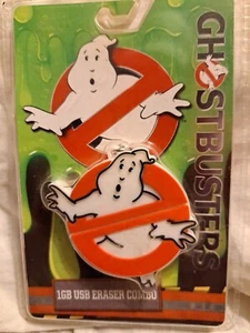 New SealedGhostbusters Collectible 1GB USB drive eraser combo Ghost Monster  - Picture 1 of 2