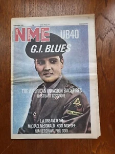NME 6th DECEMBER 1986. Nick Kershaw, Kool Moe Dee, UB40, Dexter Gordon - Picture 1 of 2