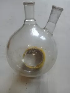 Chemglass 2000ml Two Neck Heavy Wall Boiling Flask 24/40 joints - Picture 1 of 6
