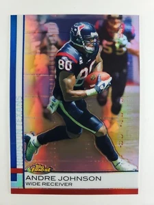 2009 Topps Finest Andre Johnson Red Refractor /25 Houston Texans #53 NM-M - Bild 1 von 2