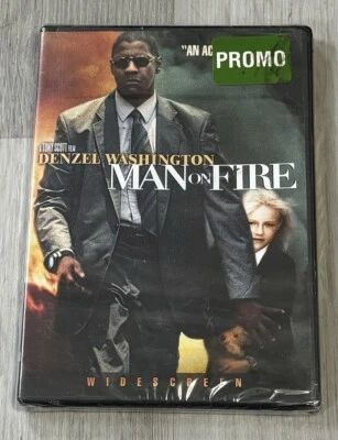 Man on Fire DVD 2004 Starring Denzel Washington & Dakota Fanning NEW Pkg Promo - Image 1 of 2