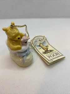 Midwest of Cannon Falls Ornament 1999 POOH IN BABY BOOT BLUE Winnie the Pooh - Picture 1 of 10