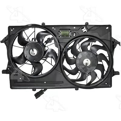 For 2000-2002 Ford Focus Dual Radiator and Condenser Fan Assembly 4 Seasons 2001 - Image 1 of 3