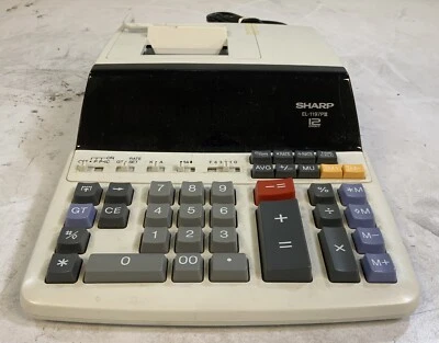 SHARP EL-1197PIII 12 Digit 2 Color Electronic Calculator NS-B5E - Image 1 of 4