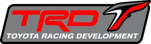 Set of 2 TRD Toyota Vinyl Sticker Tacoma Tundra Camry Rav4 Corolla 4X4 Decal - Picture 1 of 2