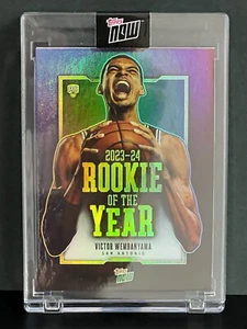 Wembanyama Topps Now “Rookie Of The Year “ #VW10 SAN ANTONIO SPURS RC WEMBY - Imagen 1 de 2