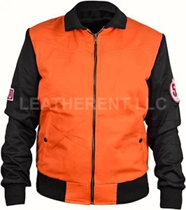 Men's Causal Varsity Bomber Style G-o-k-u 59 Cosplay Costume Cotton Jacket - Picture 1 of 5