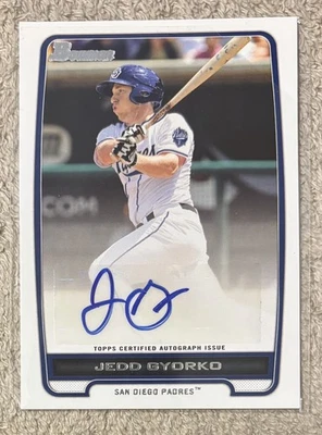 2012 Bowman Prospects - Jedd Gyorko - Autograph #BPA-JG - Image 1 of 4