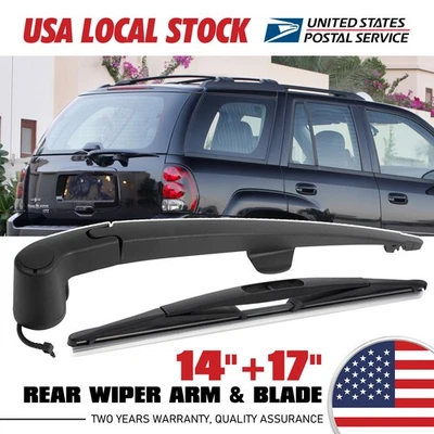 Set of 14"+17" Rear Wiper Arm & Blade FOR Saab 9-7x 2006-2009 15232653 15232655 - Image 1 of 4