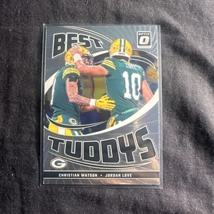 2024 Donruss Optic Christian Watson / Jordan Love Best Tuddys Packers #5 - Picture 1 of 2