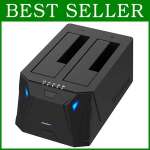 Estación de acoplamiento de disco duro SATA con función de clonación - Imagen 1 de 9