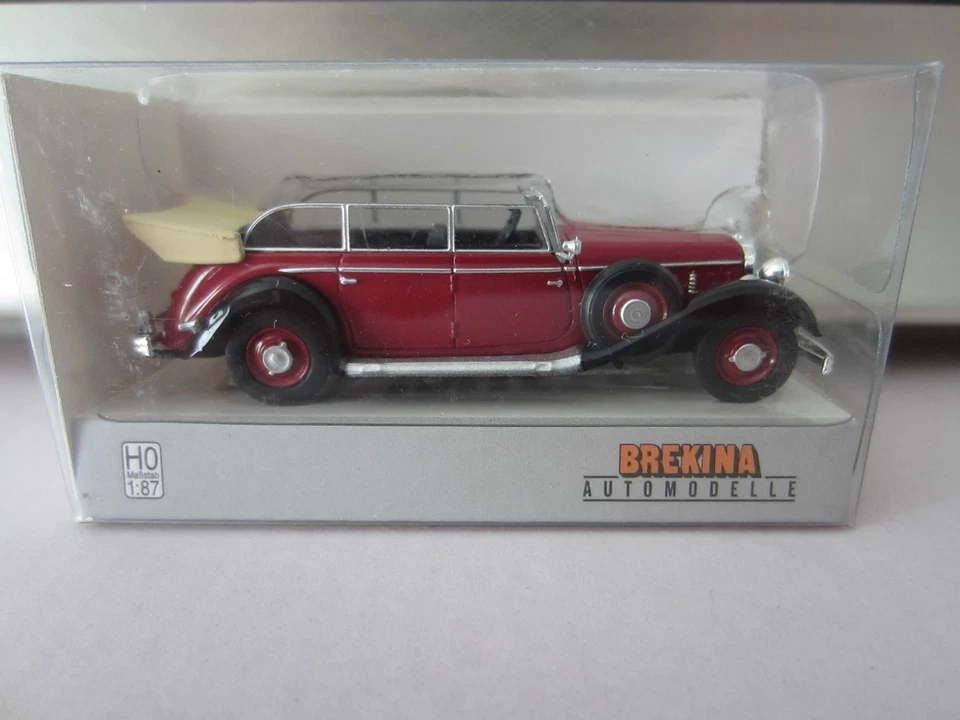BREKINA 21051 MERCEDES 770 K (1938) en ROJO - modelo es PLÁSTICO - HO / escala 1:87 Foto 1 de 1