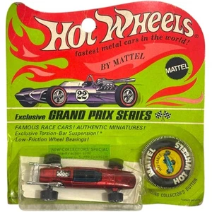 NIB Vintage 1969 Hot Wheels Redline Indy Eagle Spectra Red Flame Mattel NEW - Picture 1 of 12