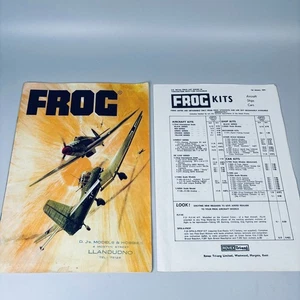 FROSCH INTERNATIONAL MASSSTAB MODELLBAUSÄTZE KATALOG + PREISLISTE JANUAR 1971 - Bild 1 von 12