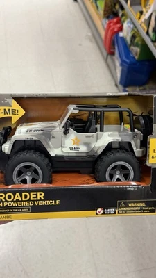 New U.S. Army Off-Roader Friction Powered Vehicle – Military Jeep Toy - Image 1 of 4
