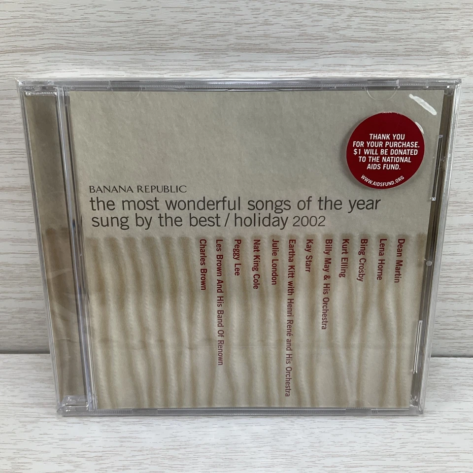 CD 'the Most Wonderful Songs of The Year Holiday 2002" Banana Republic 2002