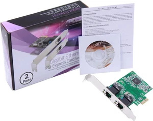 Syba Gigabit Ethernet PCI Express Card Model SD-PEX24033 - Picture 1 of 6