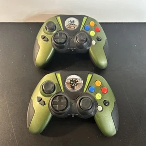 Manettes sans fil Hip Gear LM608 Microsoft Xbox d'origine PAS DE RÉCEPTEURS ! Testé - Photo 1/8