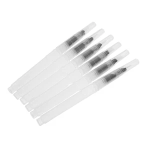 6 Stück Wasserspeicher Aquarellpinsel Nachfüllbar Malstift Stifte - Bild 1 von 12