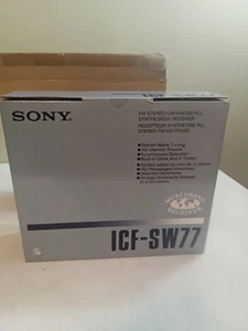 SONY ICF-SW77 Radio Short Wave - LW/MW/SW/FM Stereo Receiver - Picture 1 of 6