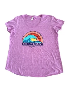 Laguna Beach Fuchsia T-Shirt Damen Größe 2XL - Bild 1 von 6